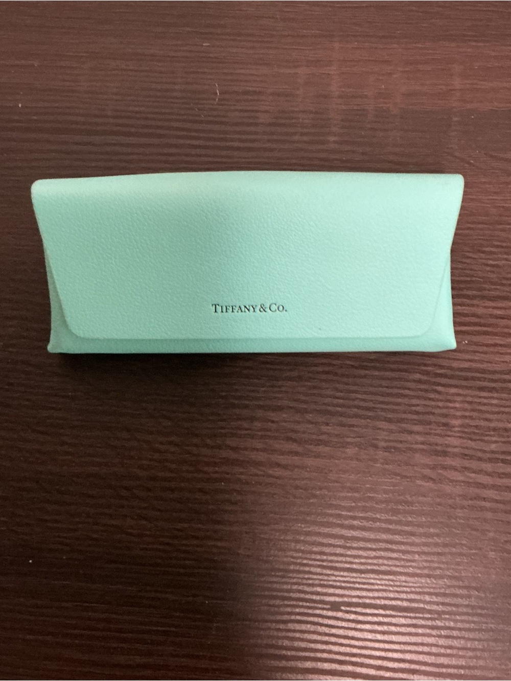 Tiffany & Co. Leather Eyewear Case in Tiffany Blue